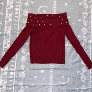 Red sweater